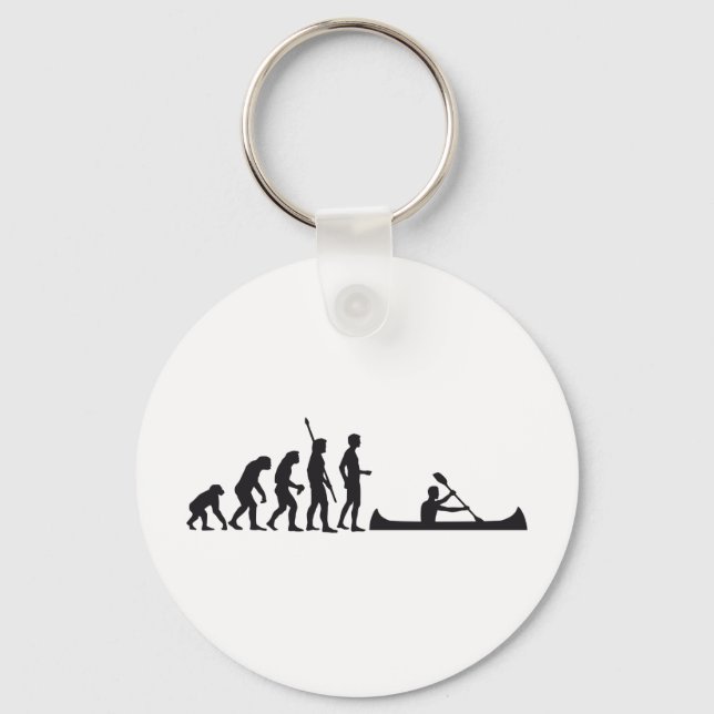 Evolution Rudern Schlüsselanhänger (Vorderseite)