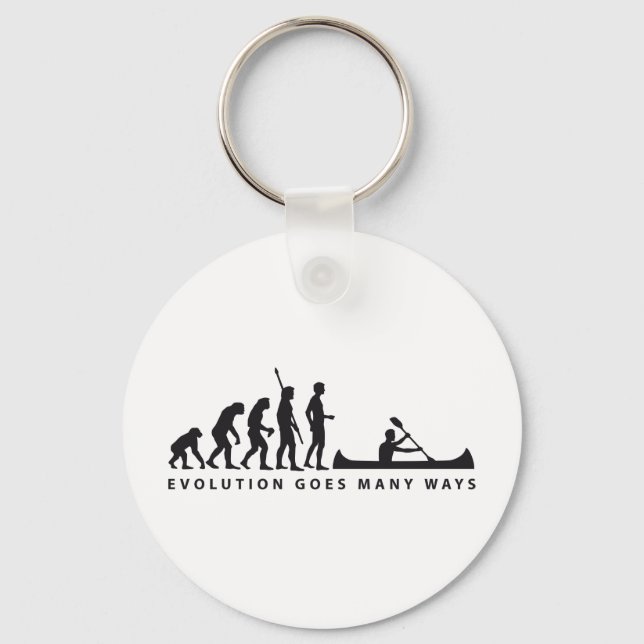 Evolution Rudern Schlüsselanhänger (Vorderseite)