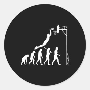 Evolution Runder Aufkleber