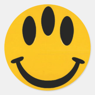 Evolution Runder Aufkleber