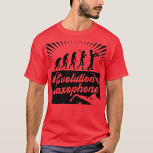 Evolution Saxophon T-Shirt