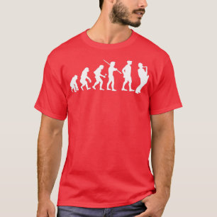 Evolution Saxophone Musiker T-Shirt