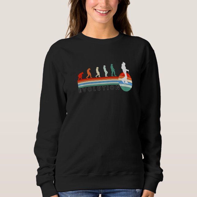 Evolution Schneeschuhwandern Schneeschuhschneemütz Sweatshirt (Vorderseite)