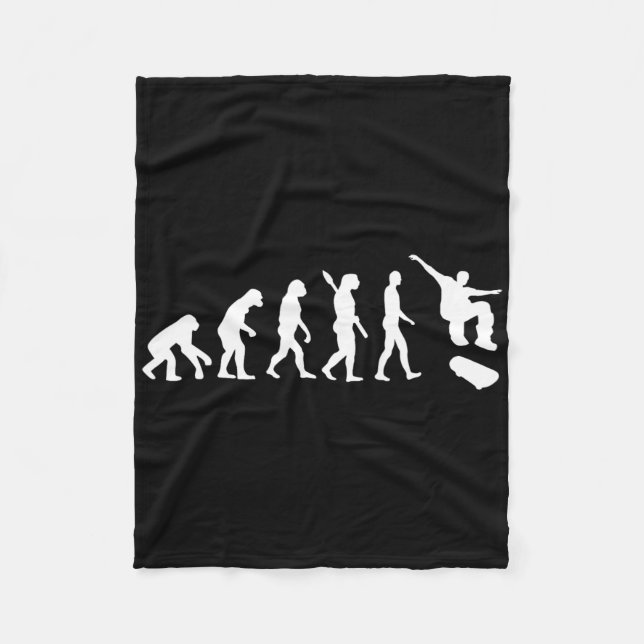 Evolution Skateboarding  Fleecedecke (Vorderseite)