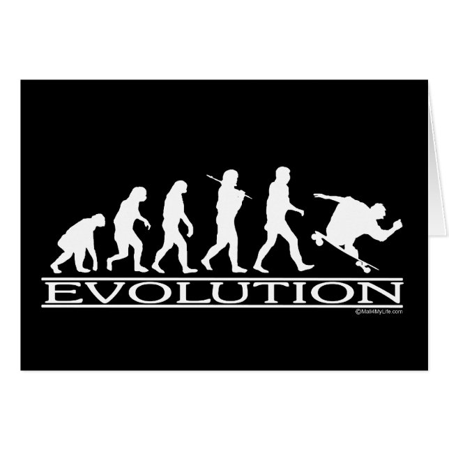 Evolution - Skateboarding - Mann (Vorderseite (Horizontal))