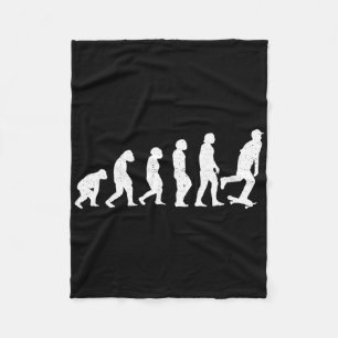 Evolution Skateboarding Skater Skateboard Skates B Fleecedecke