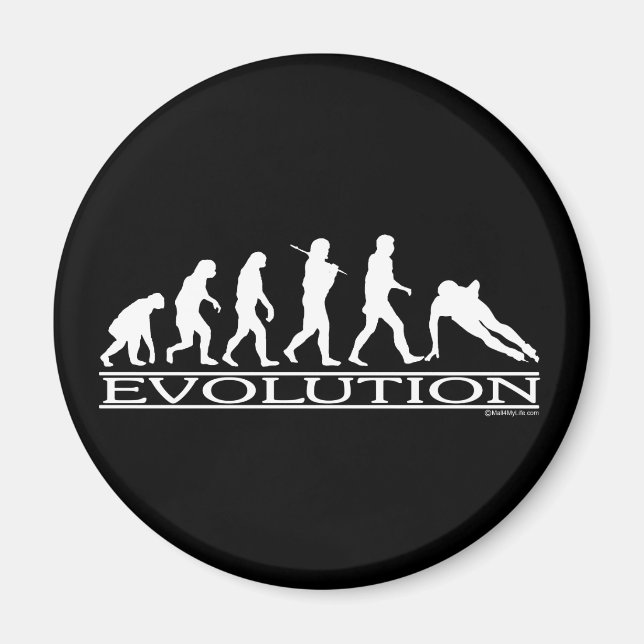 EVOLUTION - SKATEN MAGNET (Vorne)