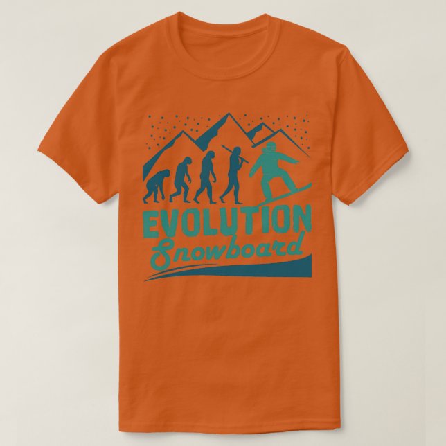 Evolution Snowboard T-Shirt (Design vorne)