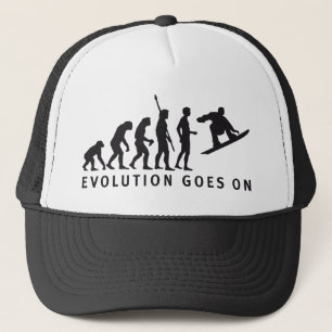 evolution snowboard truckerkappe
