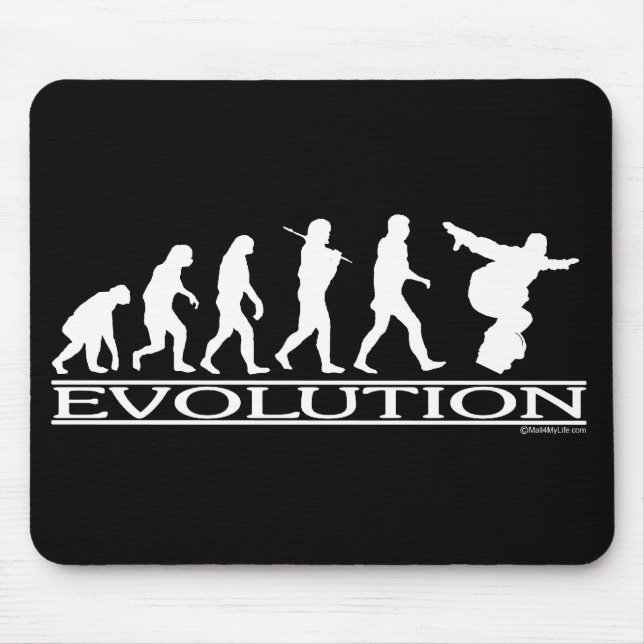 Evolution - Snowboarding Mousepad (Vorne)