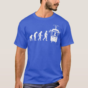 Evolution Streetcar Driver Straßenbahn Beruf T-Shirt