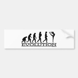 Evolution - Tanz Autoaufkleber