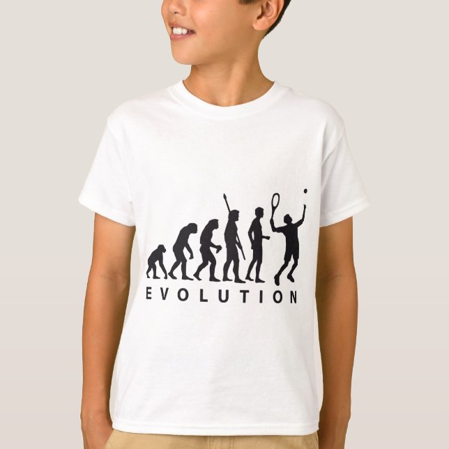 evolution tennis T-Shirt (Vorderseite)