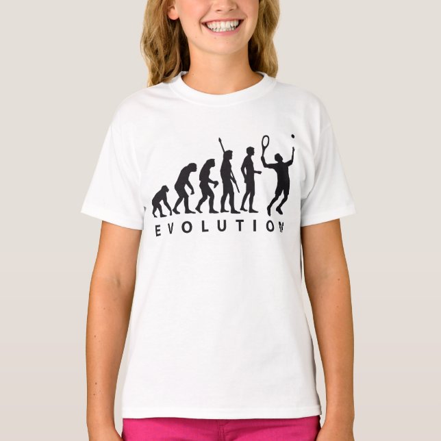 evolution tennis T-Shirt (Vorderseite)