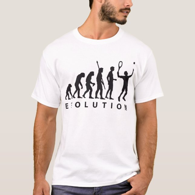 evolution tennis T-Shirt (Vorderseite)