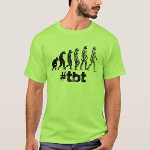Evolution Throwback-Donnerstags TBT hashtag Shirt