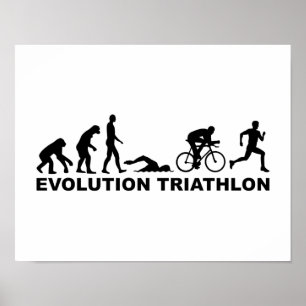 Evolution-Triathlon Poster
