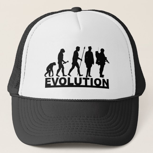 Evolution Truckerkappe (Vorderseite)