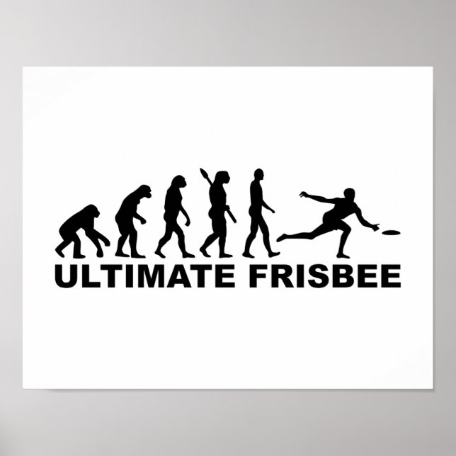 Evolution Ultimate Frisbee Poster (Vorne)