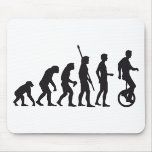 evolution unicycle mousepad