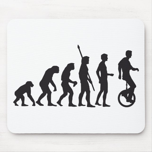 evolution unicycle mousepad (Vorne)