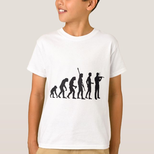 evolution violin T-Shirt (Vorderseite)