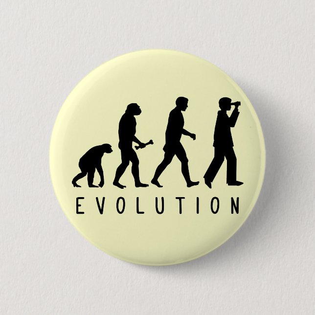 Evolution: Vogelbeobachter Button (Vorderseite)