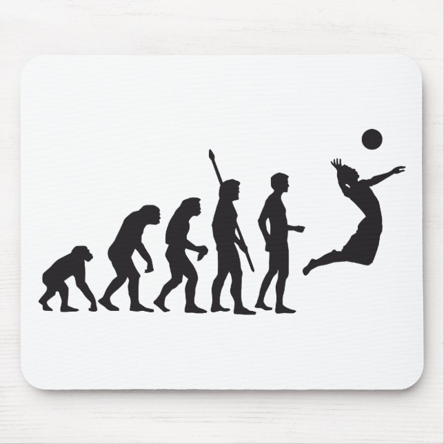 evolution volleyball mousepad (Vorne)