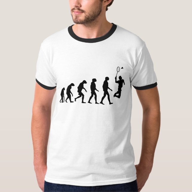 Evolution von Badminton T-Shirt (Vorderseite)
