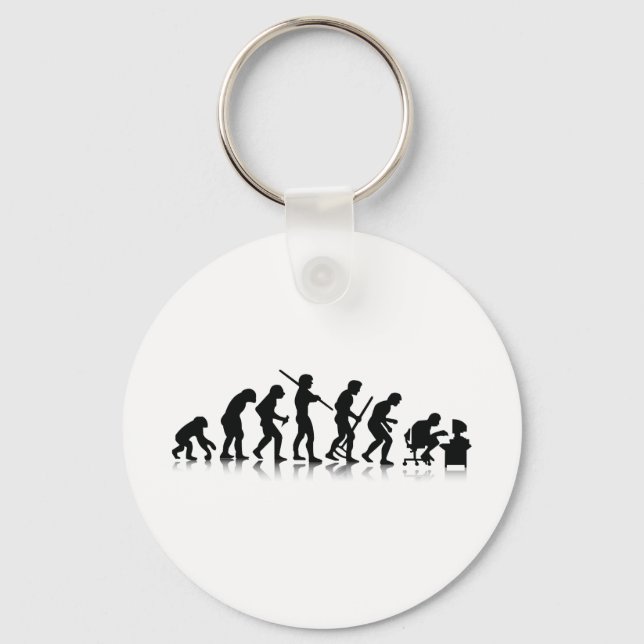 Evolution von Computerberatern Schlüsselanhänger (Vorderseite)