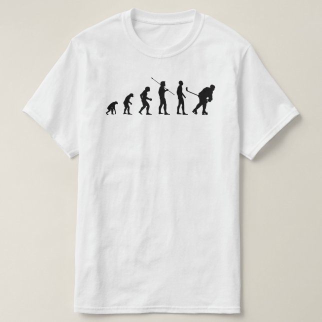 Evolution von Eishockey-Spielersportmeme BV T-Shirt