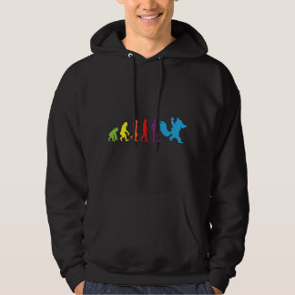 Evolution von Fell tragenden Menschen Fursona Frau Hoodie