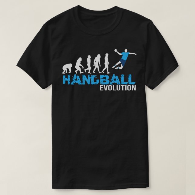 Evolution von Handball I Handballer Männer T-Shirt (Design vorne)