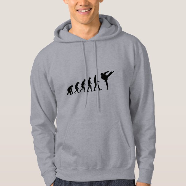 Evolution von Karate Hoodie (Vorderseite)
