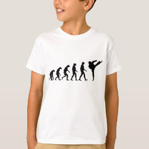 Evolution von Karate T-Shirt