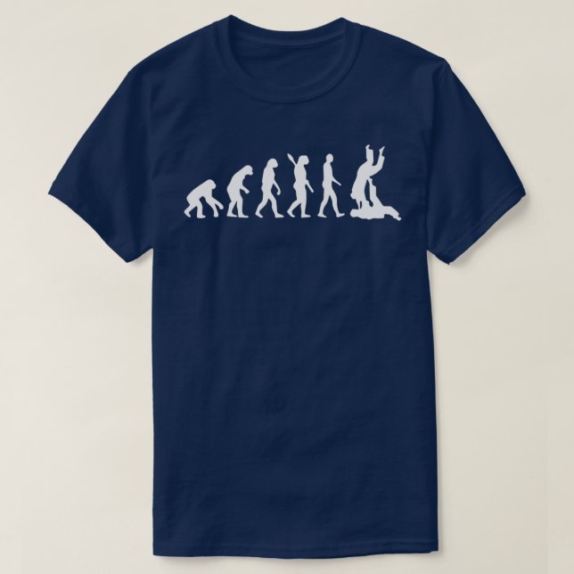 Evolution von Man Jiu Jitsu T-Shirt (Design vorne)