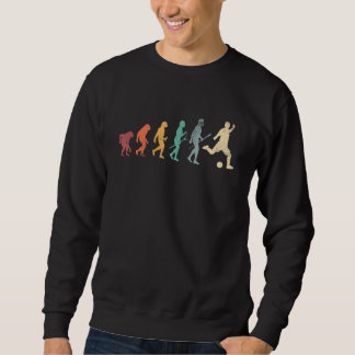 Evolution von Man Soccer Fottball Vintag Retro Sweatshirt