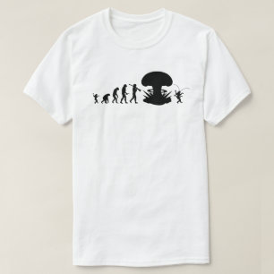 Evolution von Mensch und Kakerlake — Funny Evoluti T-Shirt