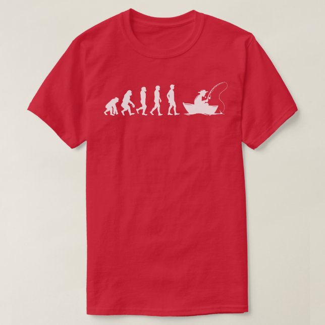 Evolution von Mensch und Schiff T-Shirt (Design vorne)