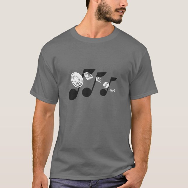 Evolution-von-Musik T-Shirt (Vorderseite)