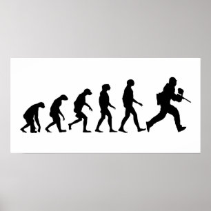 Evolution von Paintball Poster