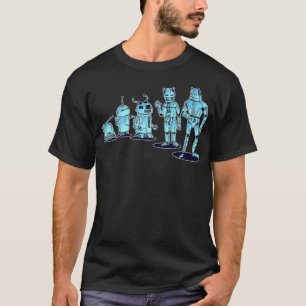 Evolution von Robotics Digital Funny Gift T T-Shirt