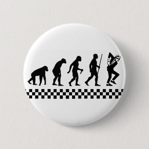 Evolution von Ska Abzeichen Button
