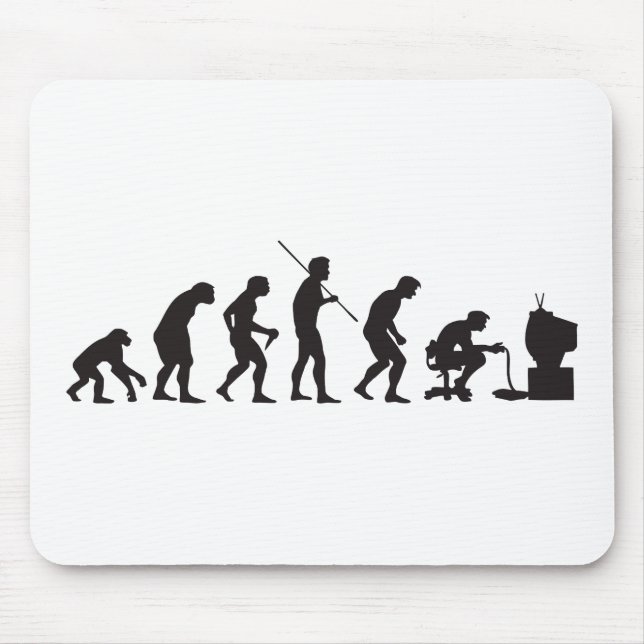 Evolution von Videospiel-SpielGamer Mousepad (Vorne)