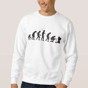 Evolution von Videospiel-SpielGamer Sweatshirt