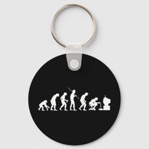 Evolution von Videospielen-Gamer Schlüsselanhänger