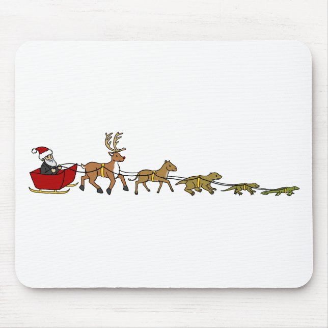 Evolution von Weihnachten Mousepad (Vorne)