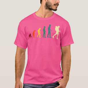 Evolution Wandern Männer Spaß Wandern Gift Idee 3: T-Shirt
