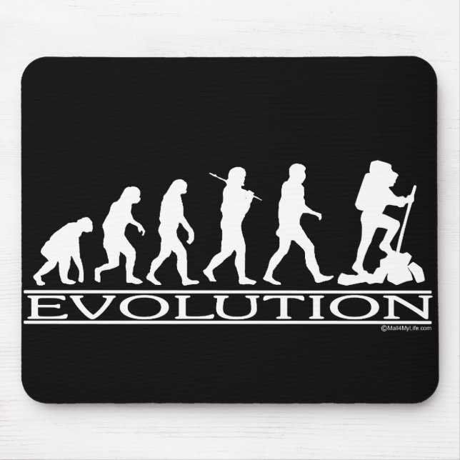 Evolution - wandernd mousepad (Vorne)