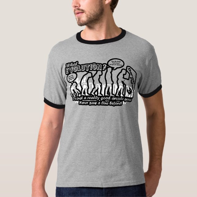 Evolution… was? T-Shirt (Vorderseite)